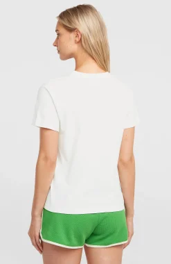 Femme O'Neill T-Shirts Et Tops|Protection Anti-Uv-FemmesT-shirt O'Riginals Circle Surfer| Blanc