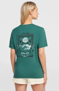 Femme O'Neill T-Shirts Et Tops|Protection Anti-Uv-FemmesT-shirt O'Riginals Vintage Graphic| Vert