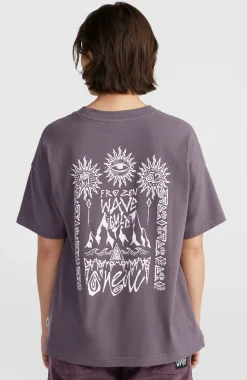 Femme O'Neill T-Shirts Et Tops|Protection Anti-Uv-FemmesT-shirt oversize Surf Heroes| Violet