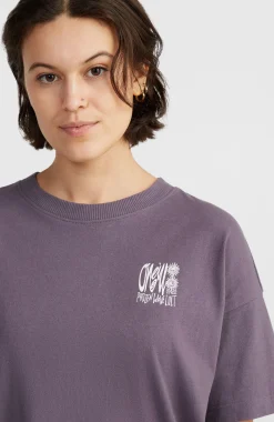 Femme O'Neill T-Shirts Et Tops|Protection Anti-Uv-FemmesT-shirt oversize Surf Heroes| Violet
