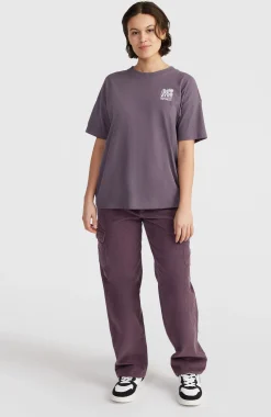 Femme O'Neill T-Shirts Et Tops|Protection Anti-Uv-FemmesT-shirt oversize Surf Heroes| Violet