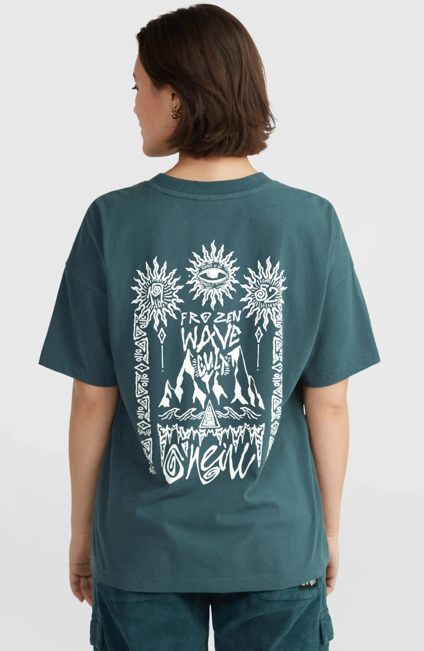 Femme O'Neill T-Shirts Et Tops|Protection Anti-Uv-FemmesT-shirt oversize Surf Heroes| Bleu