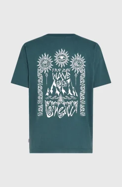 Femme O'Neill T-Shirts Et Tops|Protection Anti-Uv-FemmesT-shirt oversize Surf Heroes| Bleu