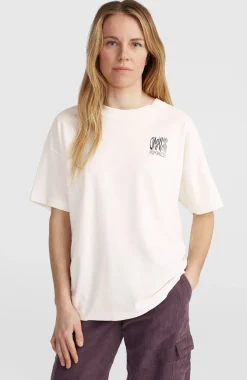 Femme O'Neill T-Shirts Et Tops|Protection Anti-Uv-FemmesT-shirt oversize Surf Heroes| Blanc