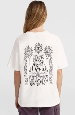 Femme O'Neill T-Shirts Et Tops|Protection Anti-Uv-FemmesT-shirt oversize Surf Heroes| Blanc