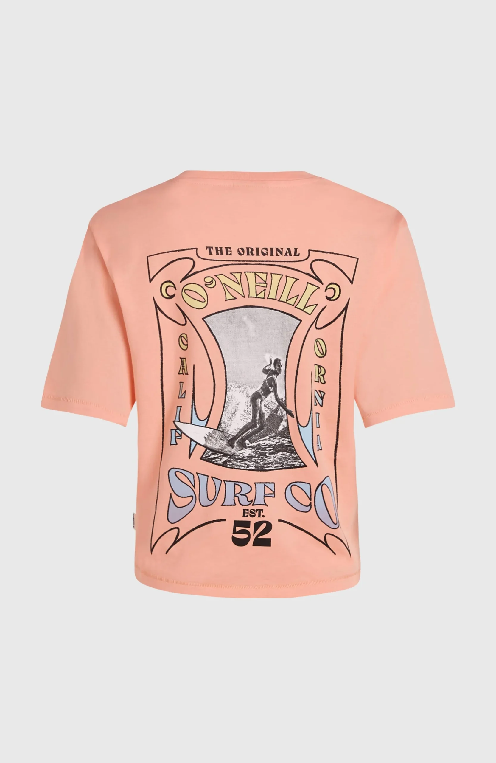 Femme O'Neill T-Shirts Et Tops|Protection Anti-Uv-FemmesT-shirt Summer Must Haves Back Print| Rose