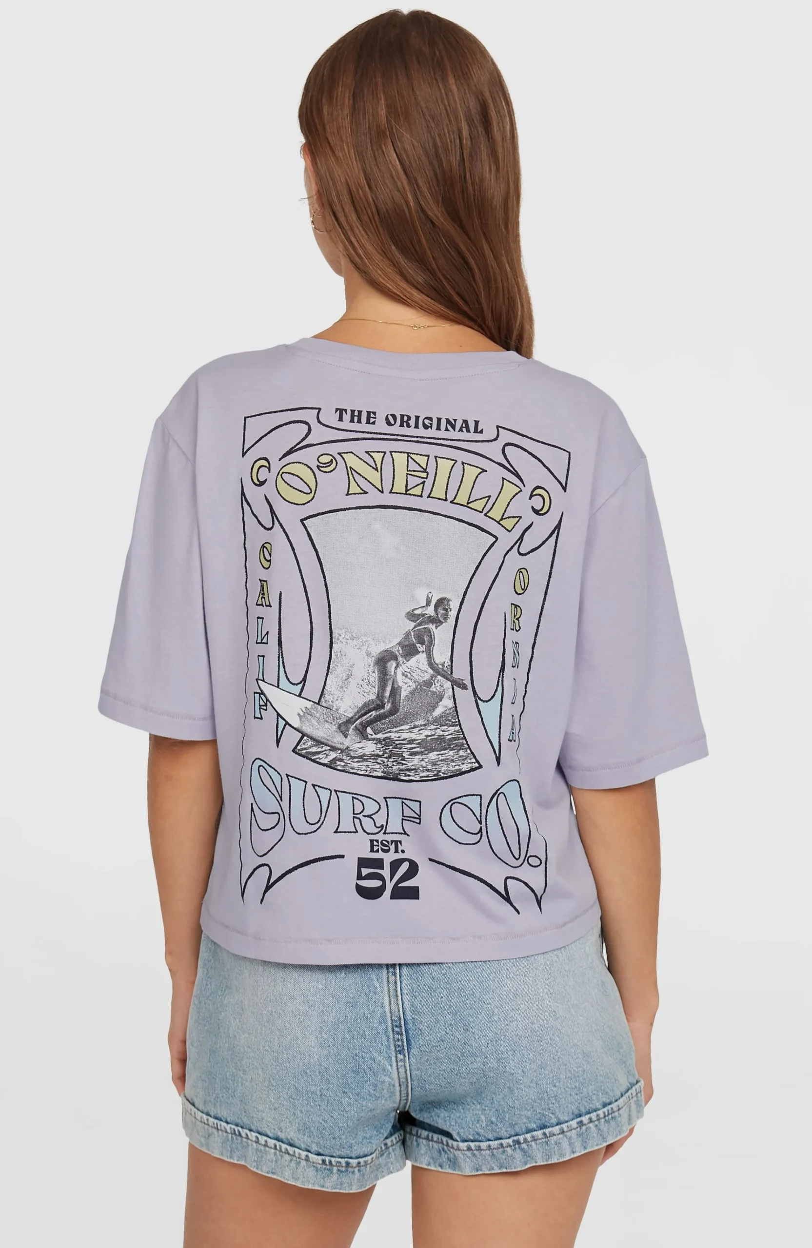 Femme O'Neill T-Shirts Et Tops|Protection Anti-Uv-FemmesT-shirt Summer Must Haves Back Print| Violet