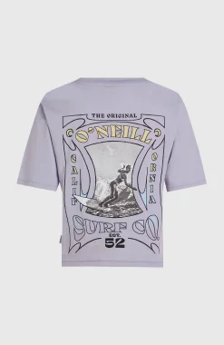 Femme O'Neill T-Shirts Et Tops|Protection Anti-Uv-FemmesT-shirt Summer Must Haves Back Print| Violet
