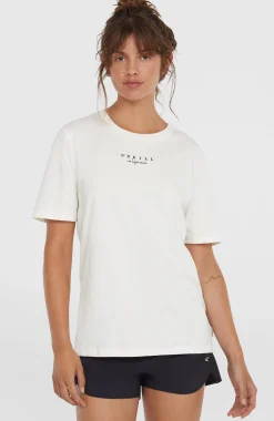 Femme O'Neill T-Shirts Et Tops|Protection Anti-Uv-FemmesT-shirt Summer Must Haves Graphic| Blanc