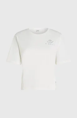Femme O'Neill T-Shirts Et Tops|Protection Anti-Uv-FemmesT-shirt Summer Must Haves Back Print| Blanc