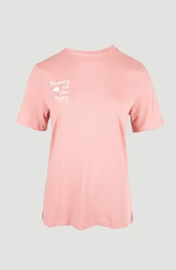 Femme O'Neill T-Shirts Et Tops|Protection Anti-Uv-FemmesT-shirt Women of the Wave| Rose