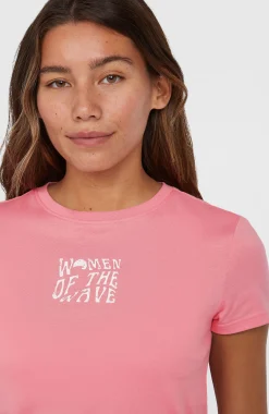 Femme O'Neill T-Shirts Et Tops|Protection Anti-Uv-FemmesT-shirt Women of the Wave| Rose