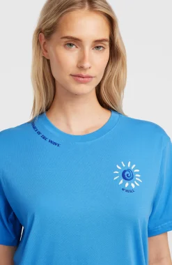 Femme O'Neill T-Shirts Et Tops|Protection Anti-Uv-FemmesT-shirt Women of the Wave| Bleu