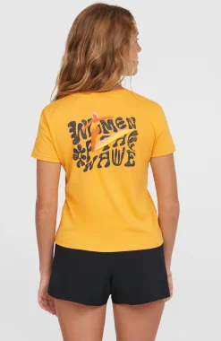 Femme O'Neill T-Shirts Et Tops|Protection Anti-Uv-FemmesT-shirt Women of the Wave| Orange