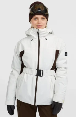 Femme O'Neill Vestes De Ski|Vestes De Snowboard-FemmesVeste de ski à ceinture FWC'Cruz Hybrid| Blanc Mix