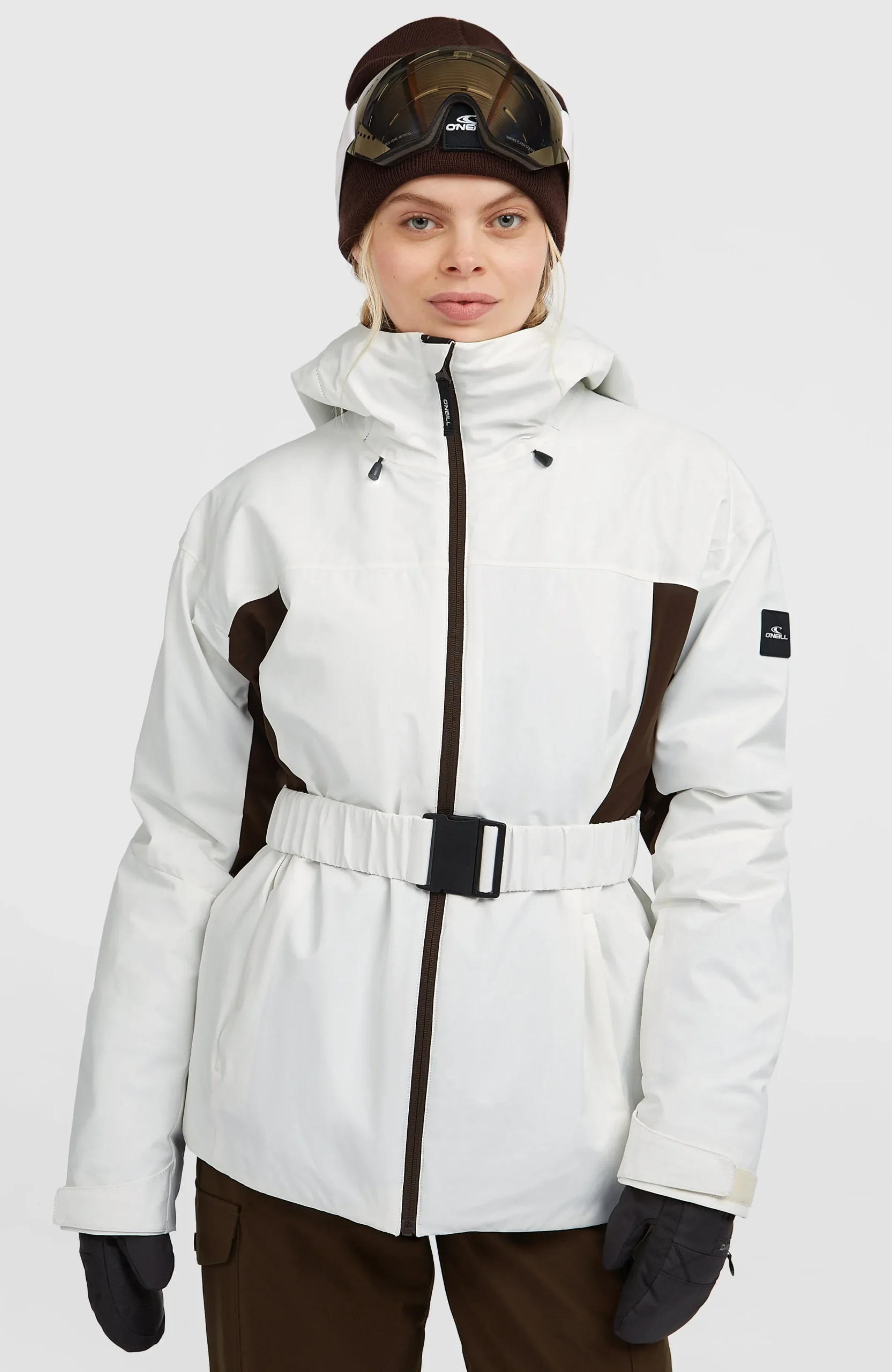 Femme O'Neill Vestes De Ski|Vestes De Snowboard-FemmesVeste de ski à ceinture FWC'Cruz Hybrid| Blanc Mix