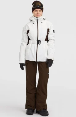 Femme O'Neill Vestes De Ski|Vestes De Snowboard-FemmesVeste de ski à ceinture FWC'Cruz Hybrid| Blanc Mix