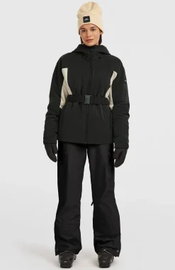 Femme O'Neill Vestes De Ski|Vestes De Snowboard-FemmesVeste de ski à ceinture FWC'Cruz Hybrid| Noir Mix