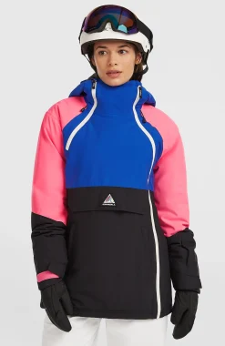 Femme O'Neill Vestes De Ski|Vestes De Snowboard-FemmesVeste de ski asymétrique FWC'Play| Bleu Mix