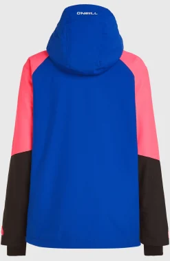 Femme O'Neill Vestes De Ski|Vestes De Snowboard-FemmesVeste de ski asymétrique FWC'Play| Bleu Mix