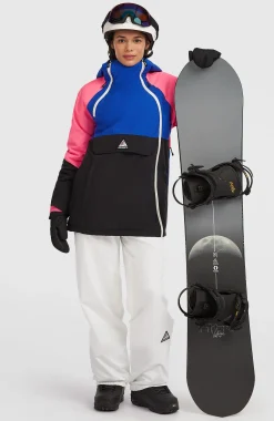 Femme O'Neill Vestes De Ski|Vestes De Snowboard-FemmesVeste de ski asymétrique FWC'Play| Bleu Mix