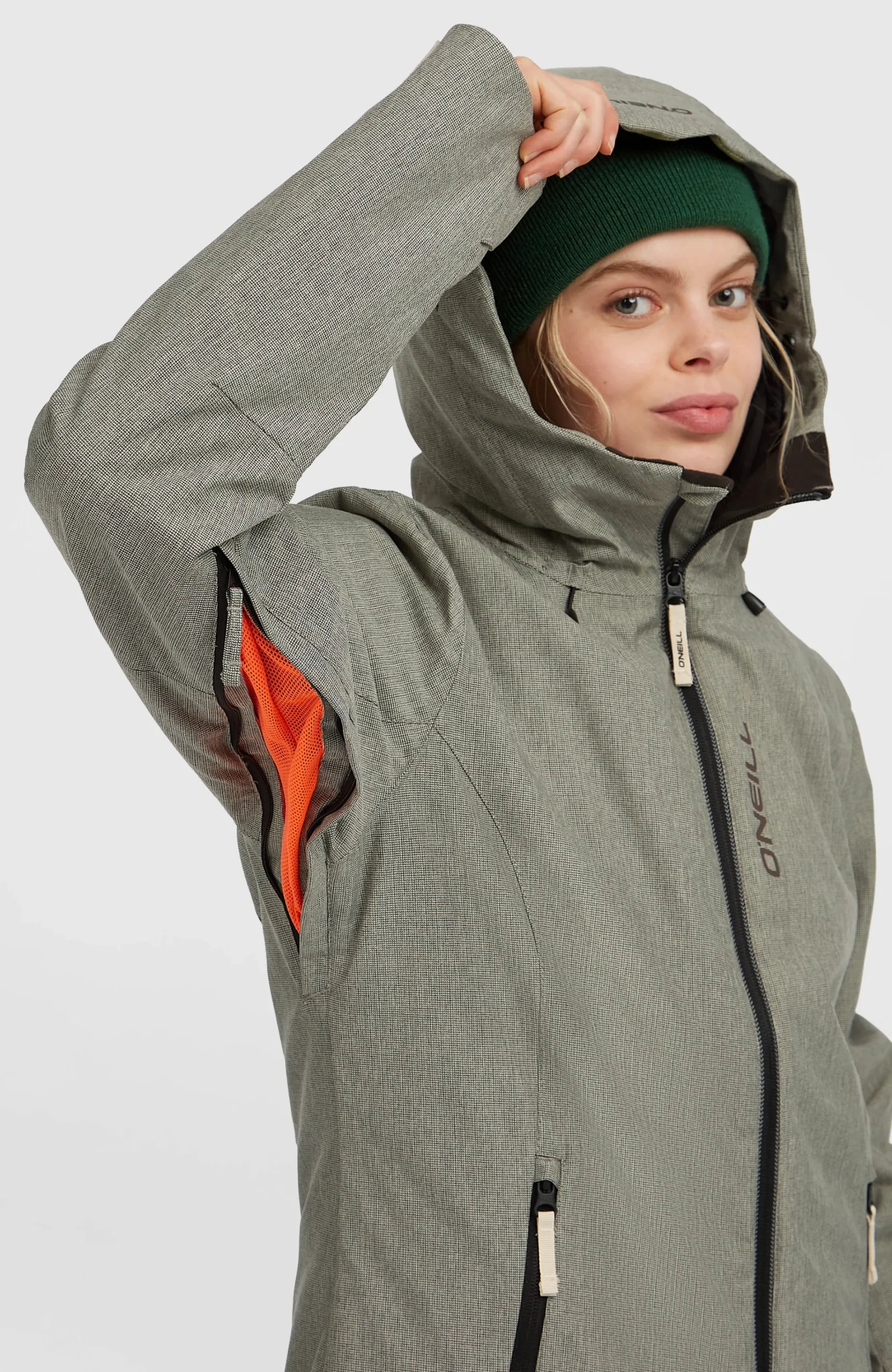 Femme O'Neill Vestes De Ski|Vestes De Snowboard-FemmesVeste de ski FWC'Cruz Melange| Beige