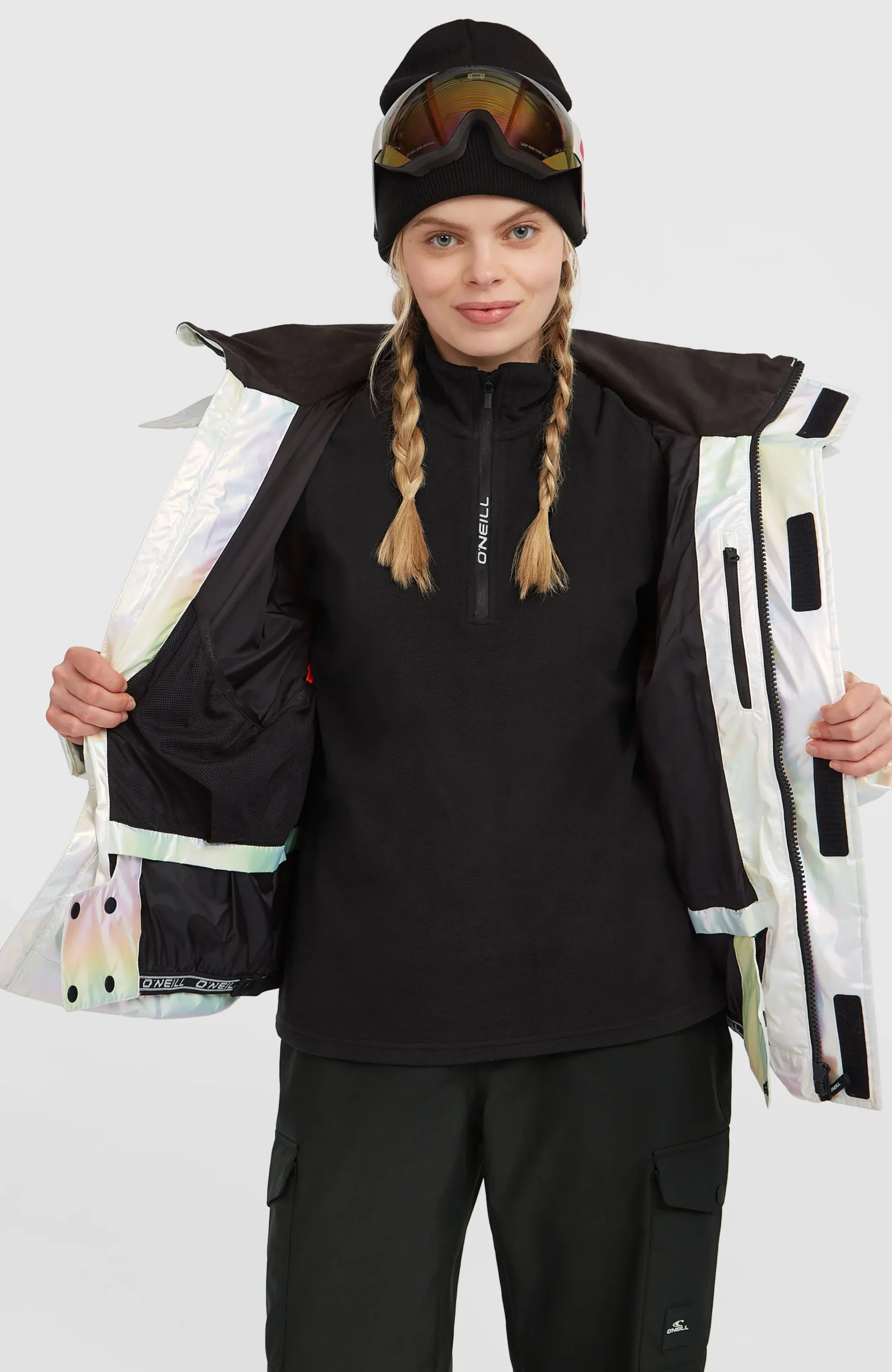 Femme O'Neill Vestes De Ski|Vestes De Snowboard-FemmesVeste de ski FWC'Cruz Hybrid| Blanc