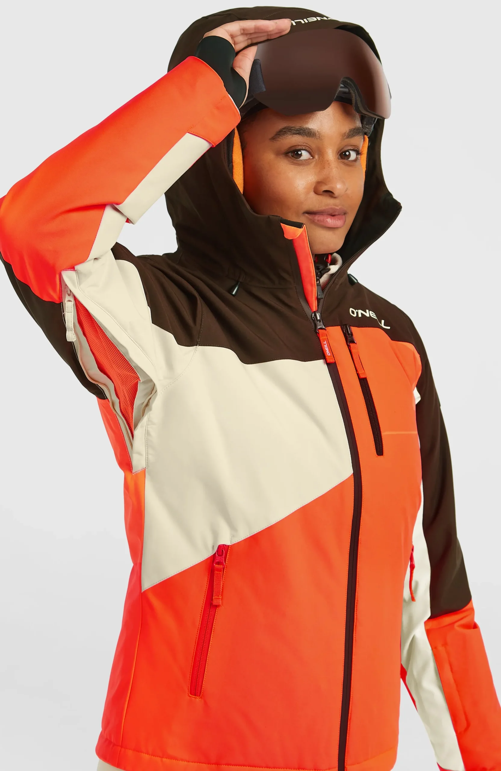 Femme O'Neill Vestes De Ski|Vestes De Snowboard-FemmesVeste de ski FWC'Cruz Triple| Marron Mix