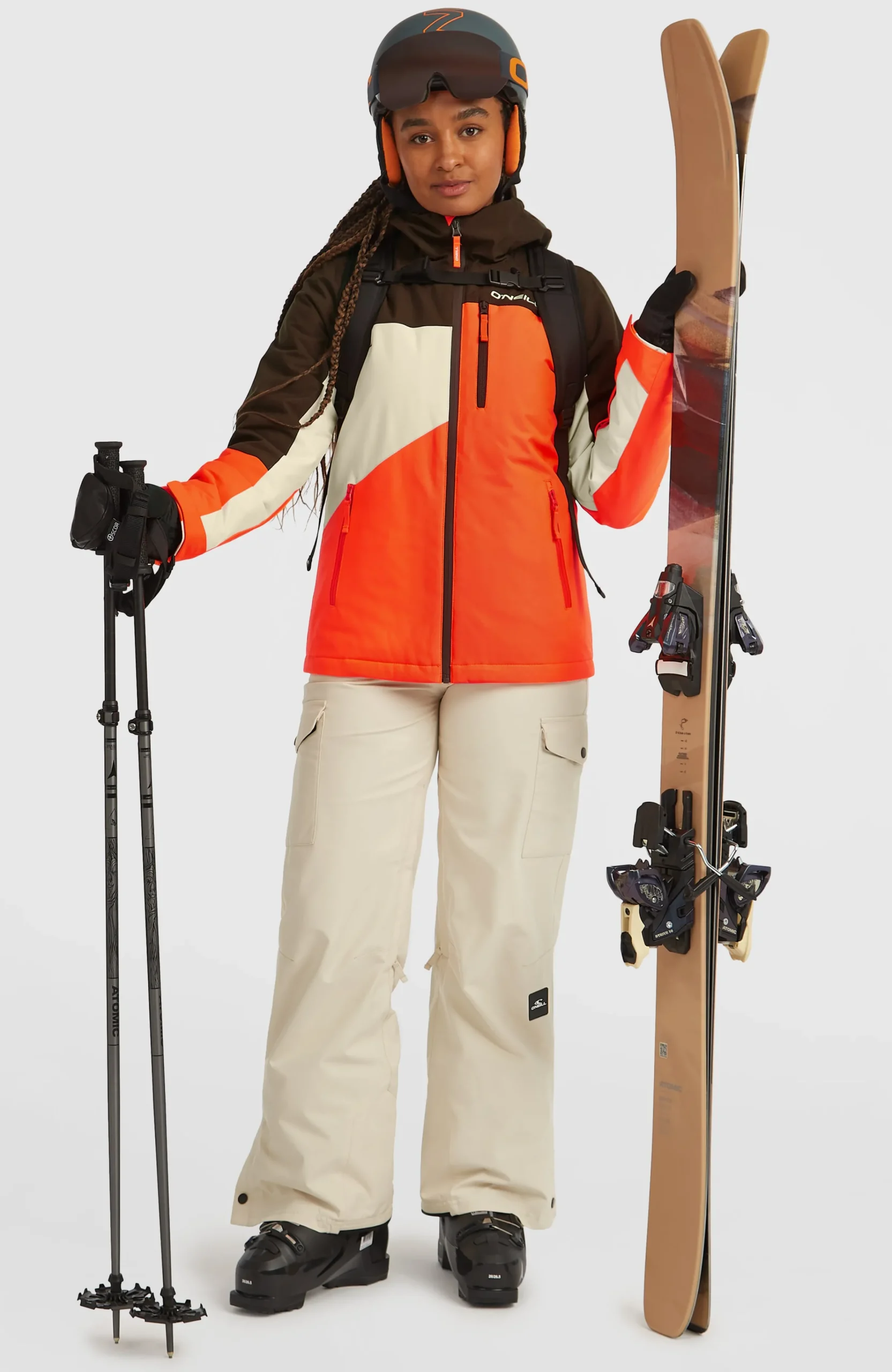 Femme O'Neill Vestes De Ski|Vestes De Snowboard-FemmesVeste de ski FWC'Cruz Triple| Marron Mix