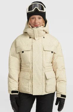 Femme O'Neill Vestes De Ski|Vestes De Snowboard-FemmesVeste de ski FWC'Cruz Hybrid| Beige