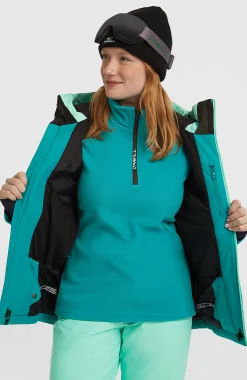 Femme O'Neill Vestes De Ski|Vestes De Snowboard-FemmesVeste de ski FWC'Cruz Triple| Vert Mix