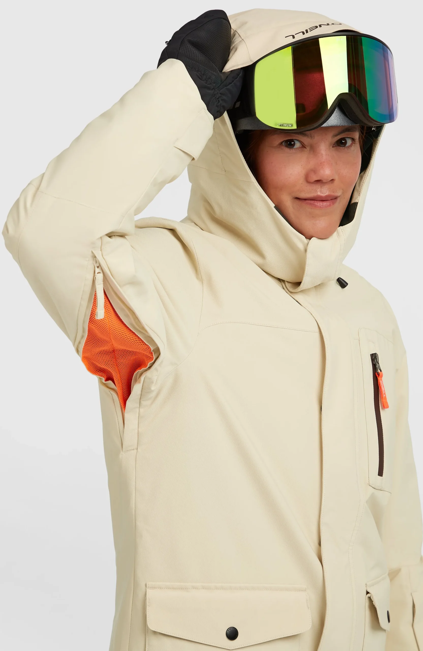 Femme O'Neill Vestes De Ski|Vestes De Snowboard-FemmesVeste de ski FWC'Peak| Beige