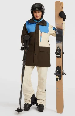 Femme O'Neill Vestes De Ski|Vestes De Snowboard-FemmesVeste de ski FWC'Peak Pro| Bleu Mix