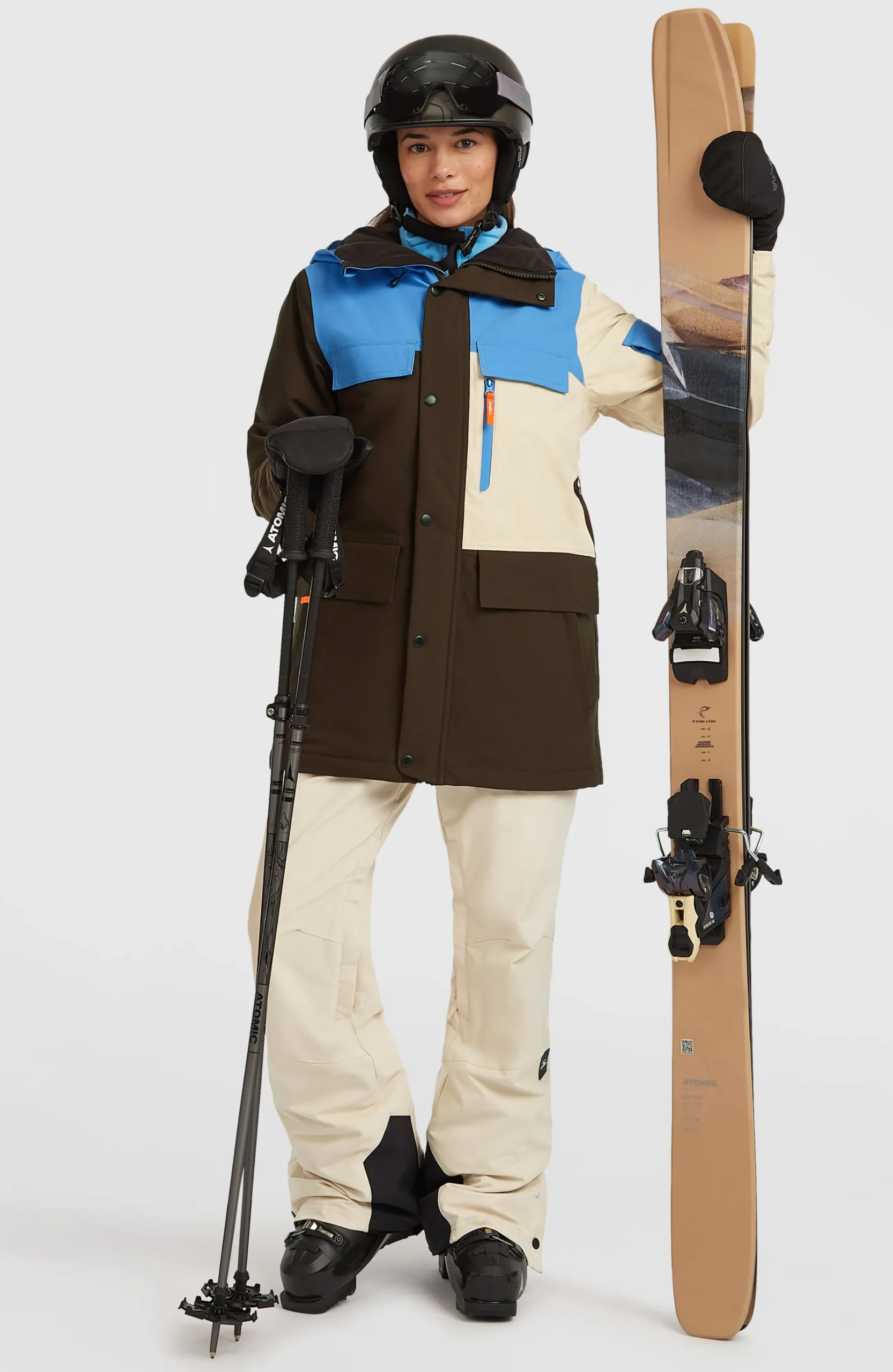 Femme O'Neill Vestes De Ski|Vestes De Snowboard-FemmesVeste de ski FWC'Peak Pro| Bleu Mix