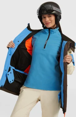 Femme O'Neill Vestes De Ski|Vestes De Snowboard-FemmesVeste de ski FWC'Peak Pro| Bleu Mix