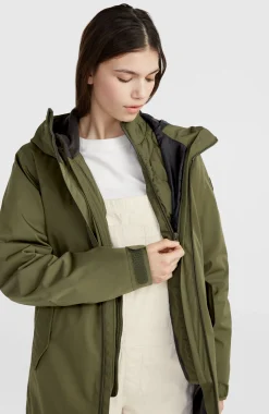 Femme O'Neill Vestes|Protection Anti-Uv-FemmesVeste parka 3-in-1 10K/10K| Vert