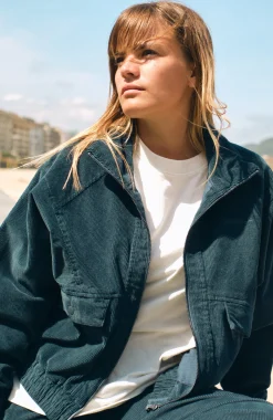 Femme O'Neill Vestes|Protection Anti-Uv-FemmesVeste Surf Heroes en velours côtelé| Bleu