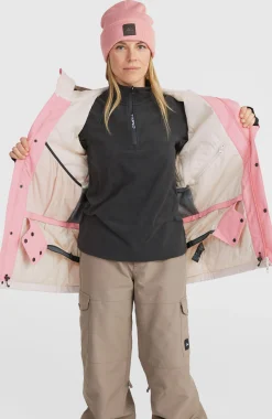 Femme O'Neill Vestes De Ski|Vestes De Snowboard-FemmesVeste Utility Pro Hybrid| Rose Mix