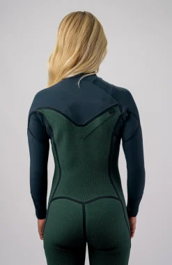 Femme O'Neill Combinaisons|Protection Anti-Uv-FemmesWms O'Riginal RG8 5/4 Chest Zip Full| Noire