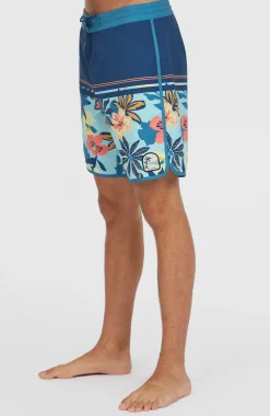 Homme O'Neill Boardshorts|Protection Anti-Uv-HommesBoardshort Cruzer Scallop 18| Bleu