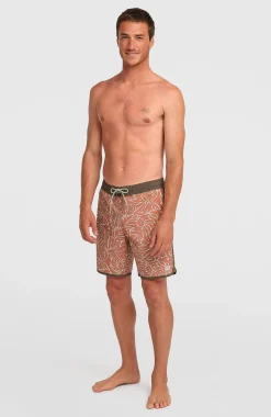 Homme O'Neill Boardshorts|Protection Anti-Uv-HommesBoardshort Cruzer Scallop 18| Orange Mix