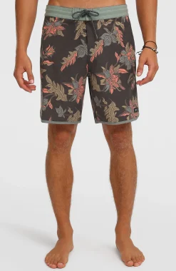 Homme O'Neill Boardshorts|Protection Anti-Uv-HommesBoardshort Cruzer Scallop 18| Noir Mix