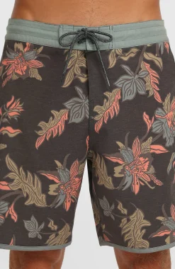 Homme O'Neill Boardshorts|Protection Anti-Uv-HommesBoardshort Cruzer Scallop 18| Noir Mix