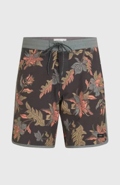 Homme O'Neill Boardshorts|Protection Anti-Uv-HommesBoardshort Cruzer Scallop 18| Noir Mix