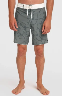 Homme O'Neill Boardshorts|Protection Anti-Uv-HommesBoardshort Hyperfreak Mysto Scallop 19| Vert Mix