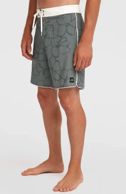 Homme O'Neill Boardshorts|Protection Anti-Uv-HommesBoardshort Hyperfreak Mysto Scallop 19| Vert Mix