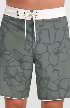 Homme O'Neill Boardshorts|Protection Anti-Uv-HommesBoardshort Hyperfreak Mysto Scallop 19| Vert Mix