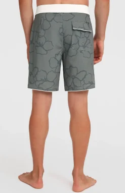 Homme O'Neill Boardshorts|Protection Anti-Uv-HommesBoardshort Hyperfreak Mysto Scallop 19| Vert Mix