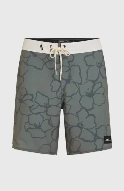 Homme O'Neill Boardshorts|Protection Anti-Uv-HommesBoardshort Hyperfreak Mysto Scallop 19| Vert Mix