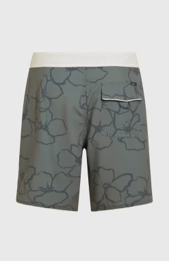 Homme O'Neill Boardshorts|Protection Anti-Uv-HommesBoardshort Hyperfreak Mysto Scallop 19| Vert Mix